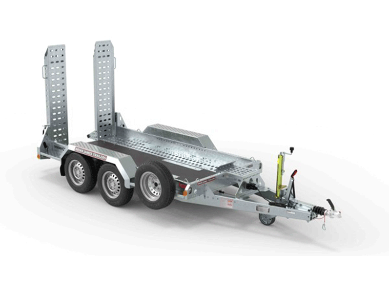 BAGGER-1 Bagger Baumaschinen Brian James Digger Plant II – 2.80m x 1.30m 3.500Kg – Bild 1