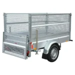 Stema Anhänger Basic 1000 mit Abstellstützen u. Gitteraufsatz