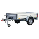 Stema Anhänger Basic 1000 mit Abstellstützen u. Gitteraufsatz – Bild 3