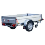 Stema Anhänger Basic 1000 mit Abstellstützen u. Gitteraufsatz – Bild 4